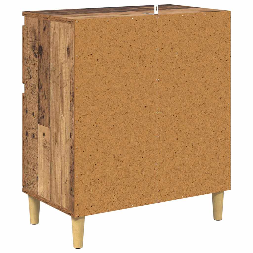 Sideboard mit Schubladen Altholz 60 x 35 x 70 cm Holzwerkstoff
