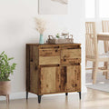 Sideboard Altholz 60 x 35 x 70 cm Verbundholz und Eisen