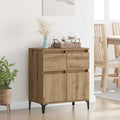 Sideboard Artisan-Eiche 60 x 35 x 70 cm Verbundholz und Eisen