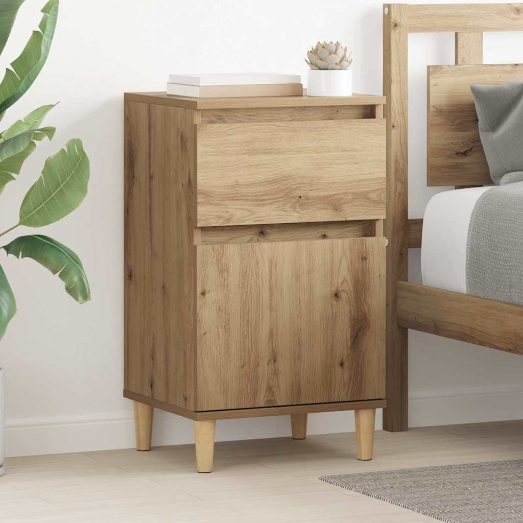 Nachttisch 2 pcs Artisan-Eiche 40 x 35 x 70 cm Holzwerkstoff