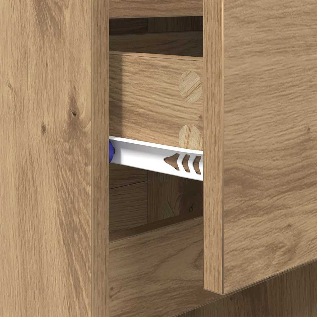 Nachttisch 2 pcs Artisan-Eiche 40 x 35 x 70 cm Holzwerkstoff