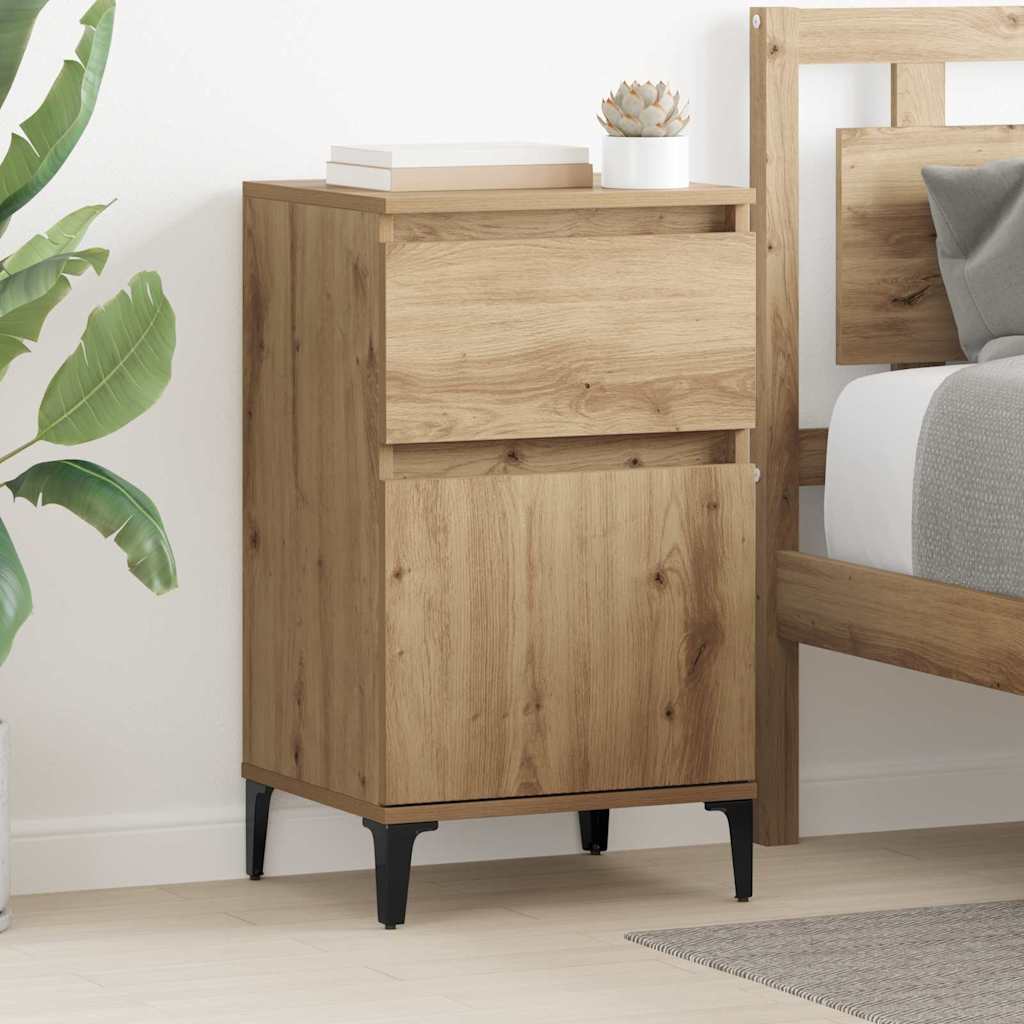 Nachttisch 2 pcs Artisan-Eiche 40 x 35 x 70 cm Holzwerkstoff