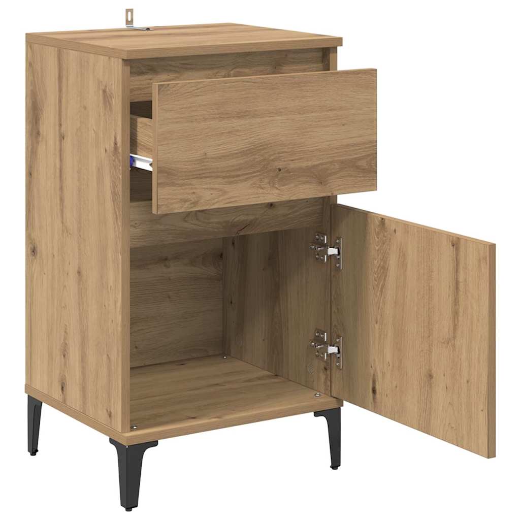 Nachttisch 2 pcs Artisan-Eiche 40 x 35 x 70 cm Holzwerkstoff