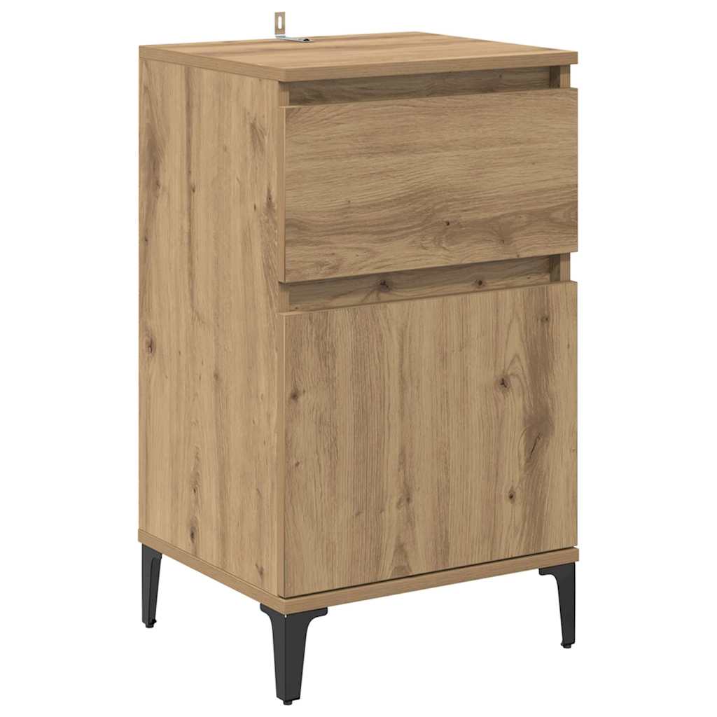 Nachttisch 2 pcs Artisan-Eiche 40 x 35 x 70 cm Holzwerkstoff
