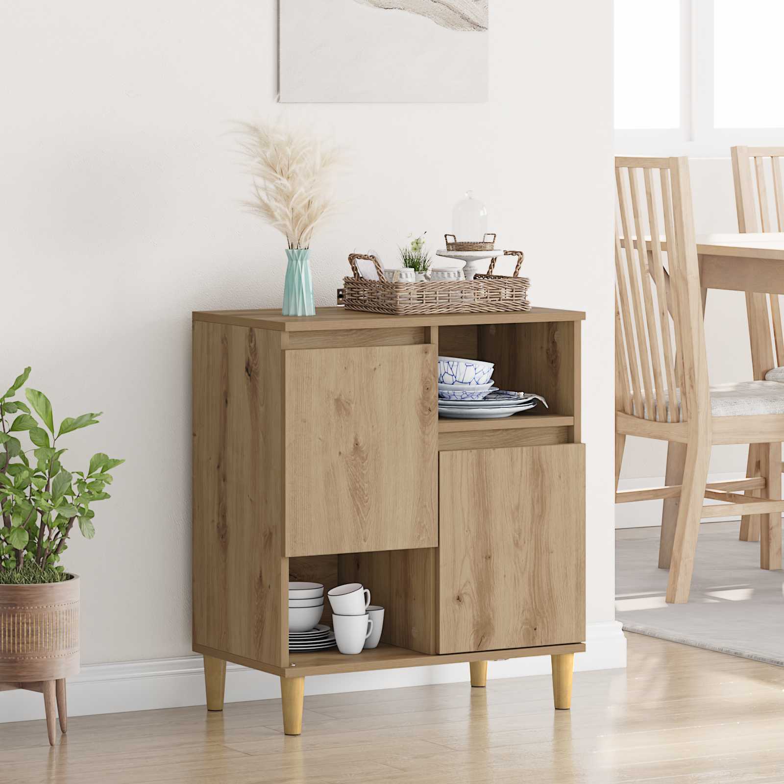 Sideboard Artisan-Eiche 35 x 60 x 70 cm Holzwerkstoff