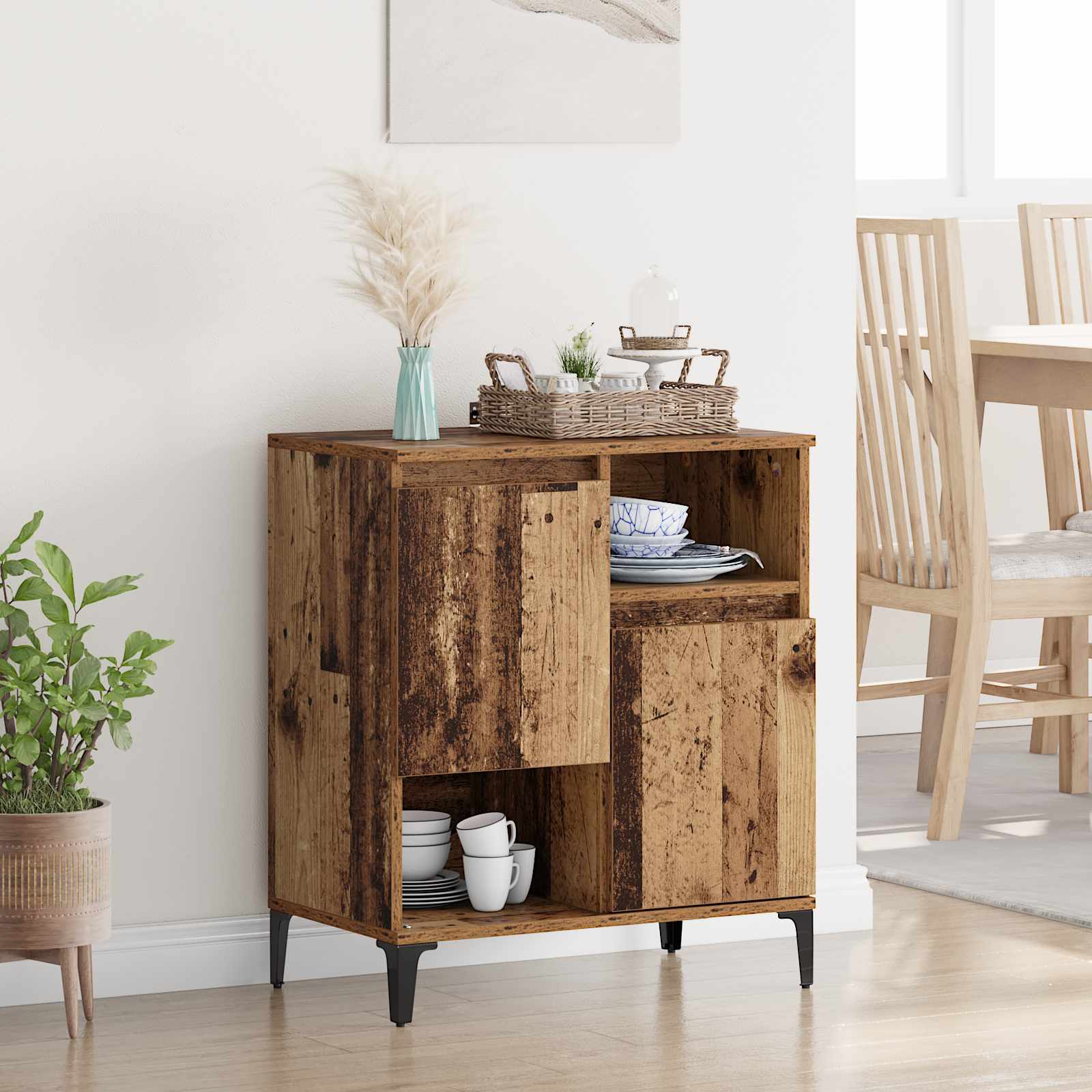 Sideboard Altholz 60 x 35 x 70 cm Holzwerkstoff