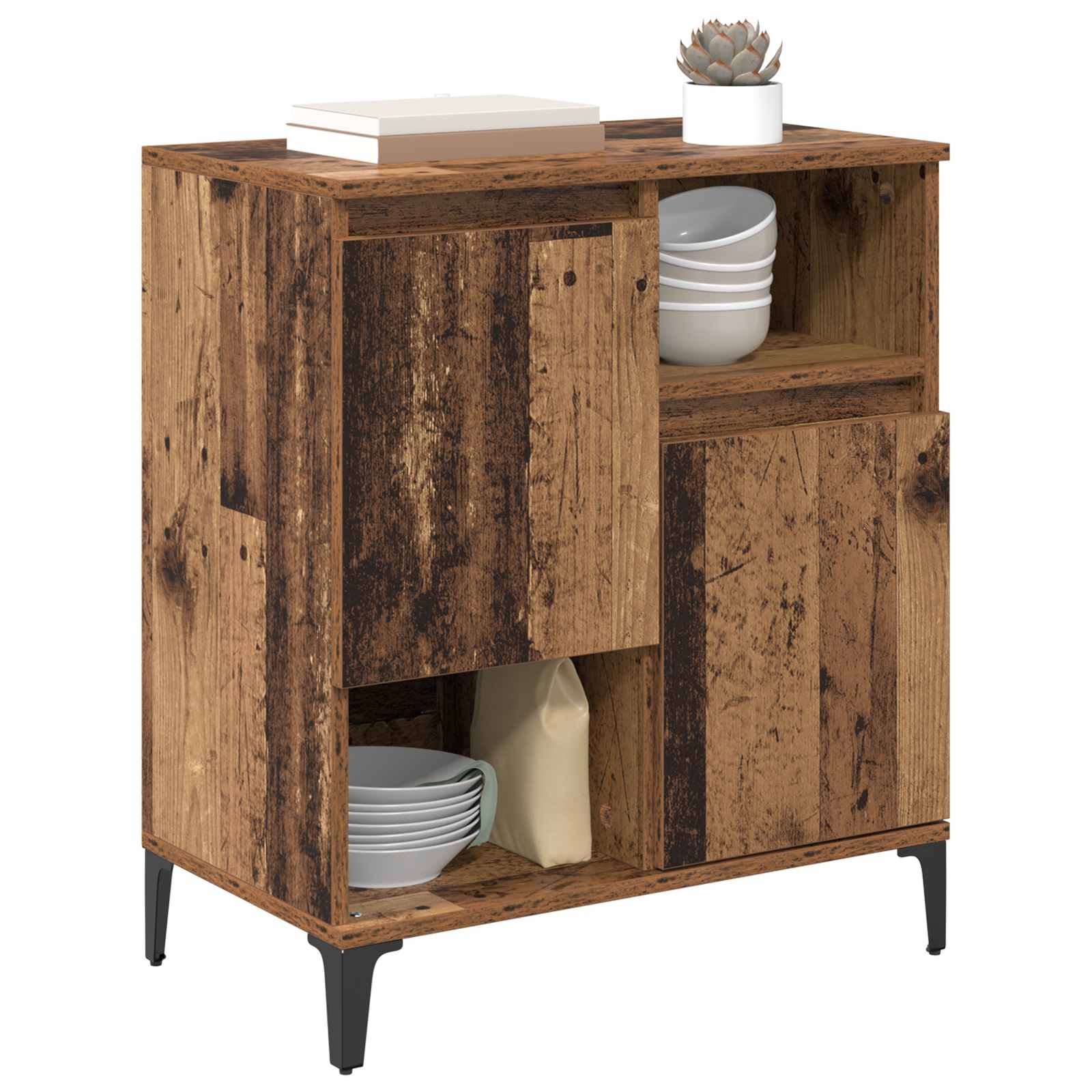 Sideboard Altholz 60 x 35 x 70 cm Holzwerkstoff