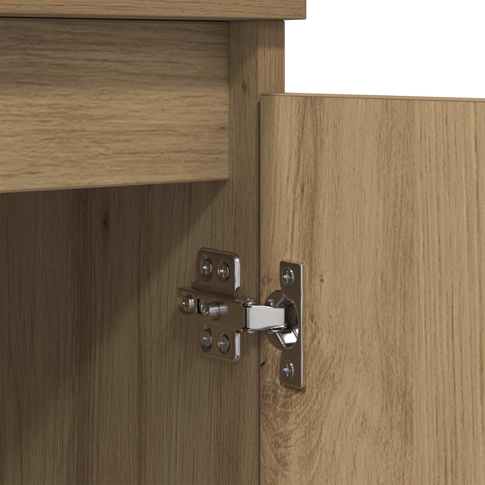 Sideboard Artisan-Eiche 60 x 35 x 70 cm Verbundholz und Eisen