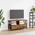 TV-Schränk Altholz 90 x 33 x 45 cm Ingenieure Holz und Stahl