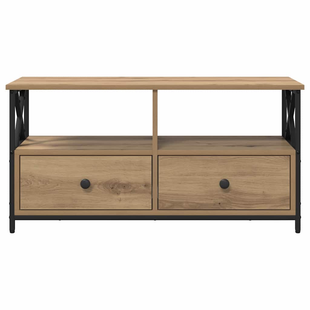 TV-Schränk mit Schubladen Artisan-Eiche 90 x 33 x 45 cm