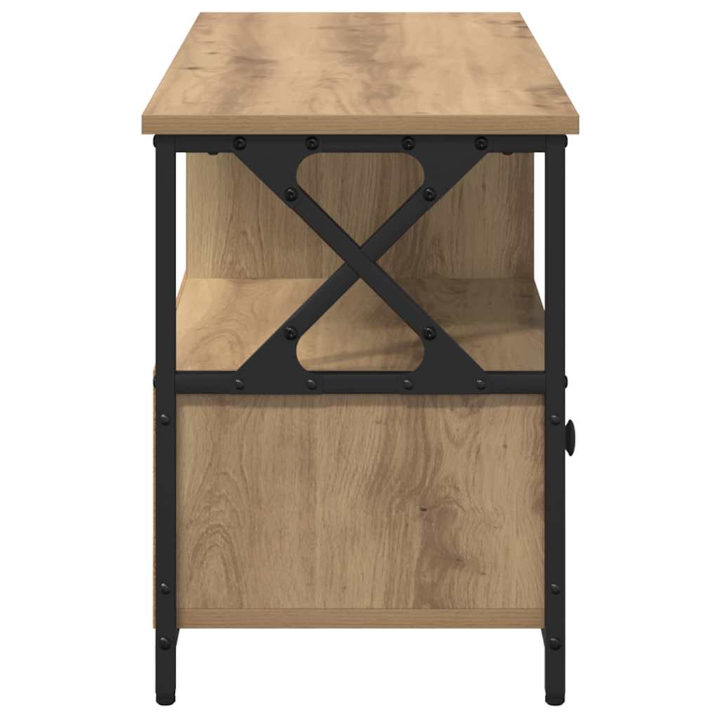 TV-Schränk mit Schubladen Artisan-Eiche 90 x 33 x 45 cm