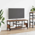 TV-Schränk Altholz 100 x 35 x 45 cm Verbundholz und Eisen