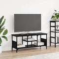 TV-Schränk Schwarz Eichen-Optik 100 x 35 x 45 cm