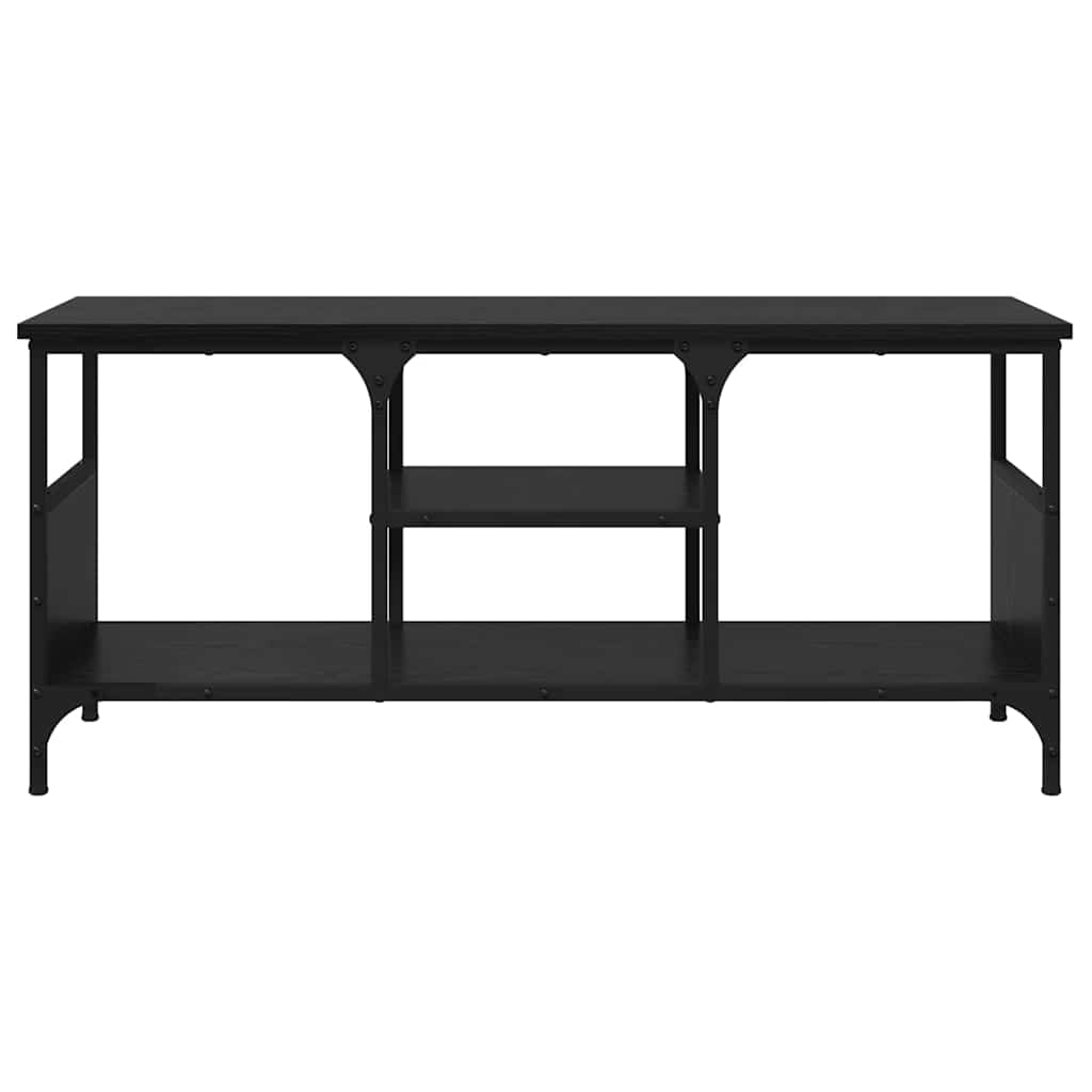 TV-Schränk Schwarz Eichen-Optik 100 x 35 x 45 cm