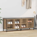 Schuhschrank mit Regal Artisan-Eiche 131 x 35 x 50 cm