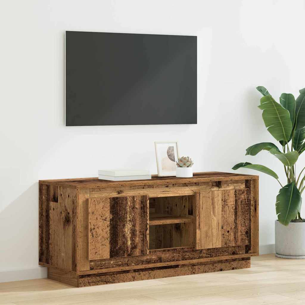 TV-Schränk Altholz 102 x 35 x 45 cm Holzwerkstoff