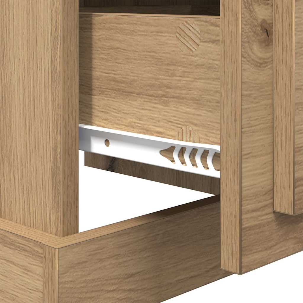 Nachttisch Artisan-Eiche 39 x 39 x 47,5 cm Holzwerkstoff