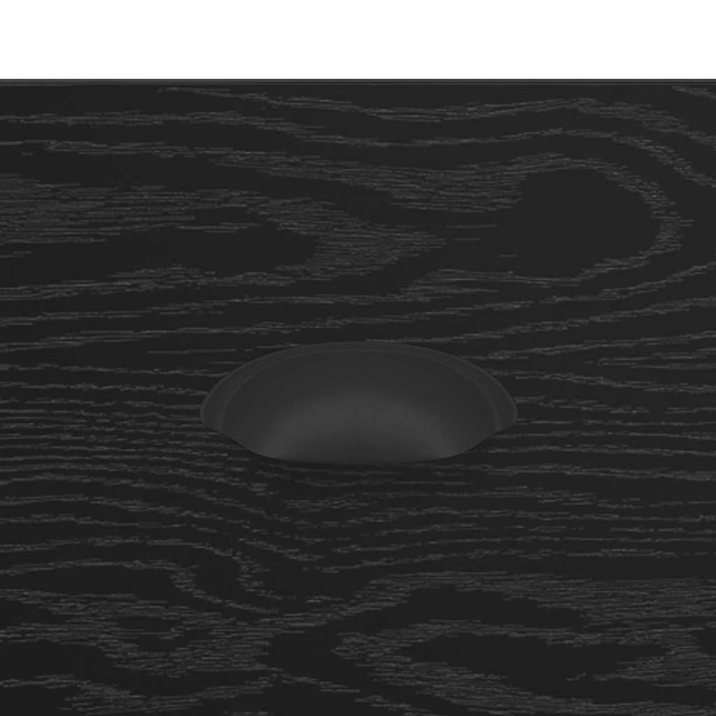 Sideboard Schwarz Eichen-Optik 70 x 35,5 x 67,5 cm