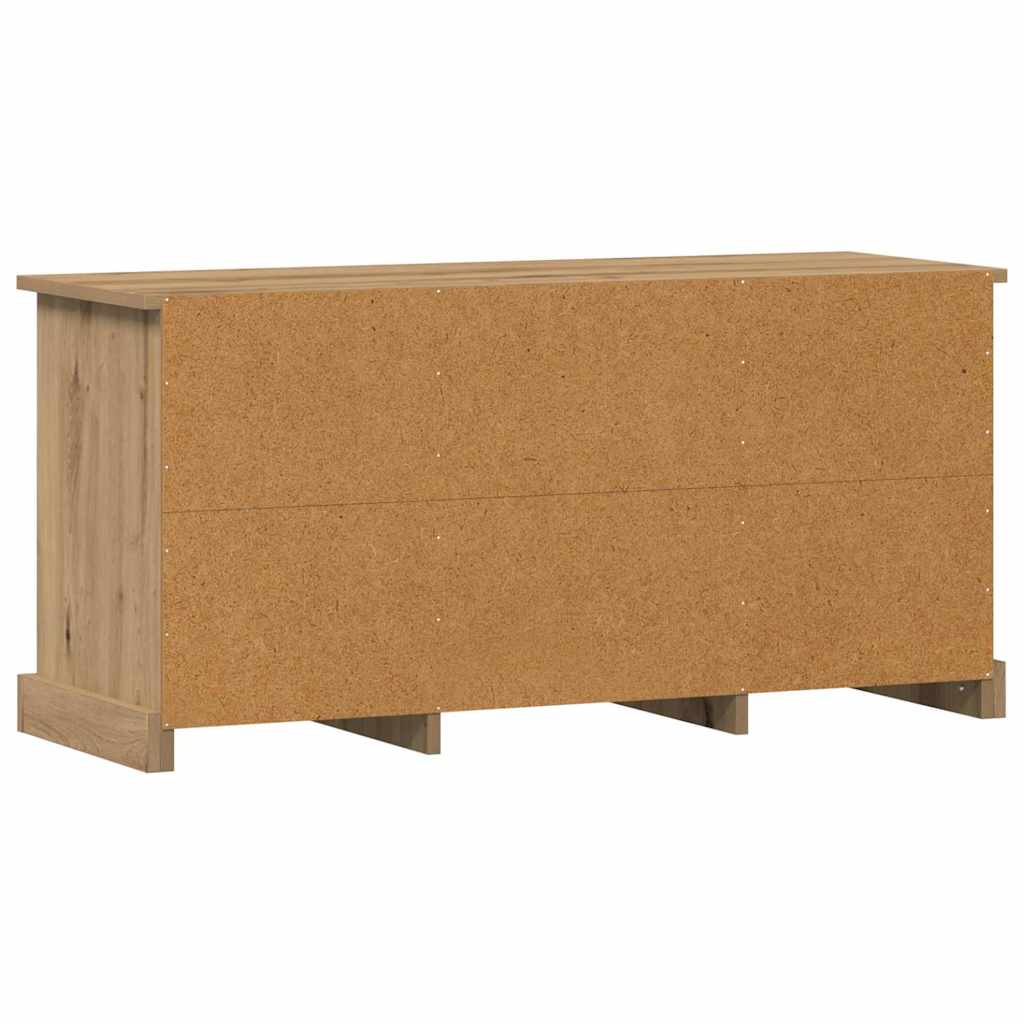 TV-Schränk Artisan-Eiche 99,5 x 35,5 x 48 cm Holzwerkstoff