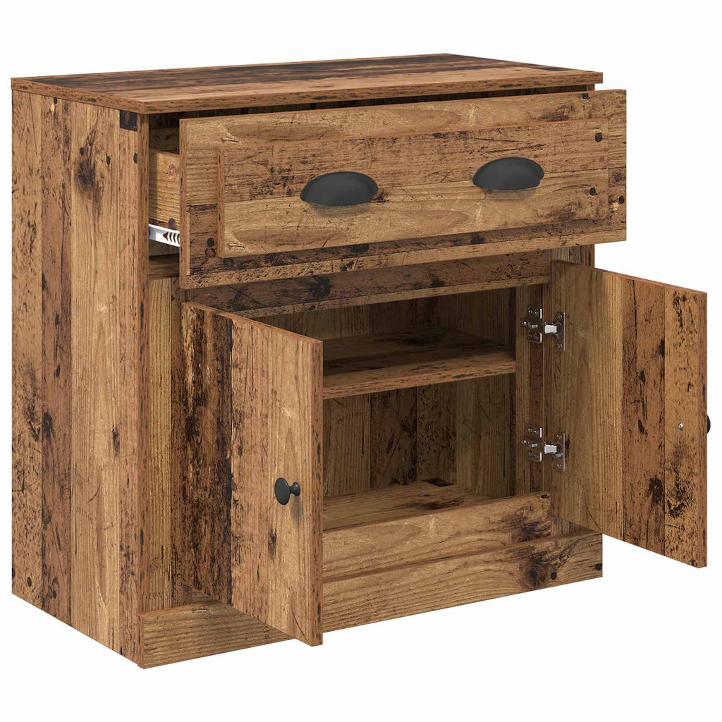 Highboard Altholz 70 x 35,5 x 67,5 cm Holzwerkstoff
