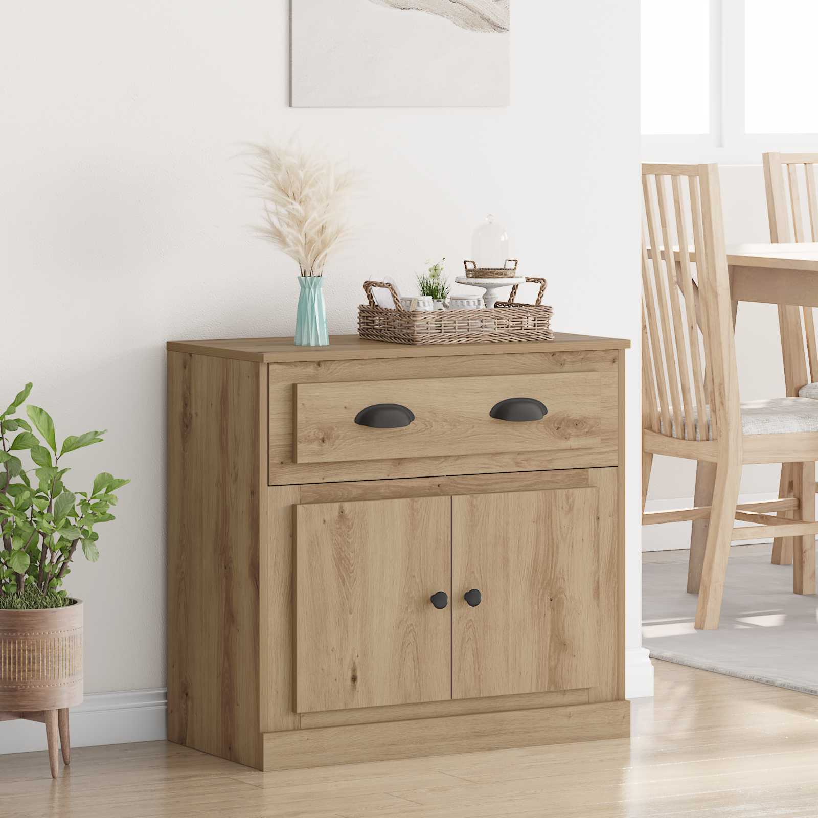 Highboard Artisan-Eiche 70 x 35,5 x 67,5 cm Holzwerkstoff