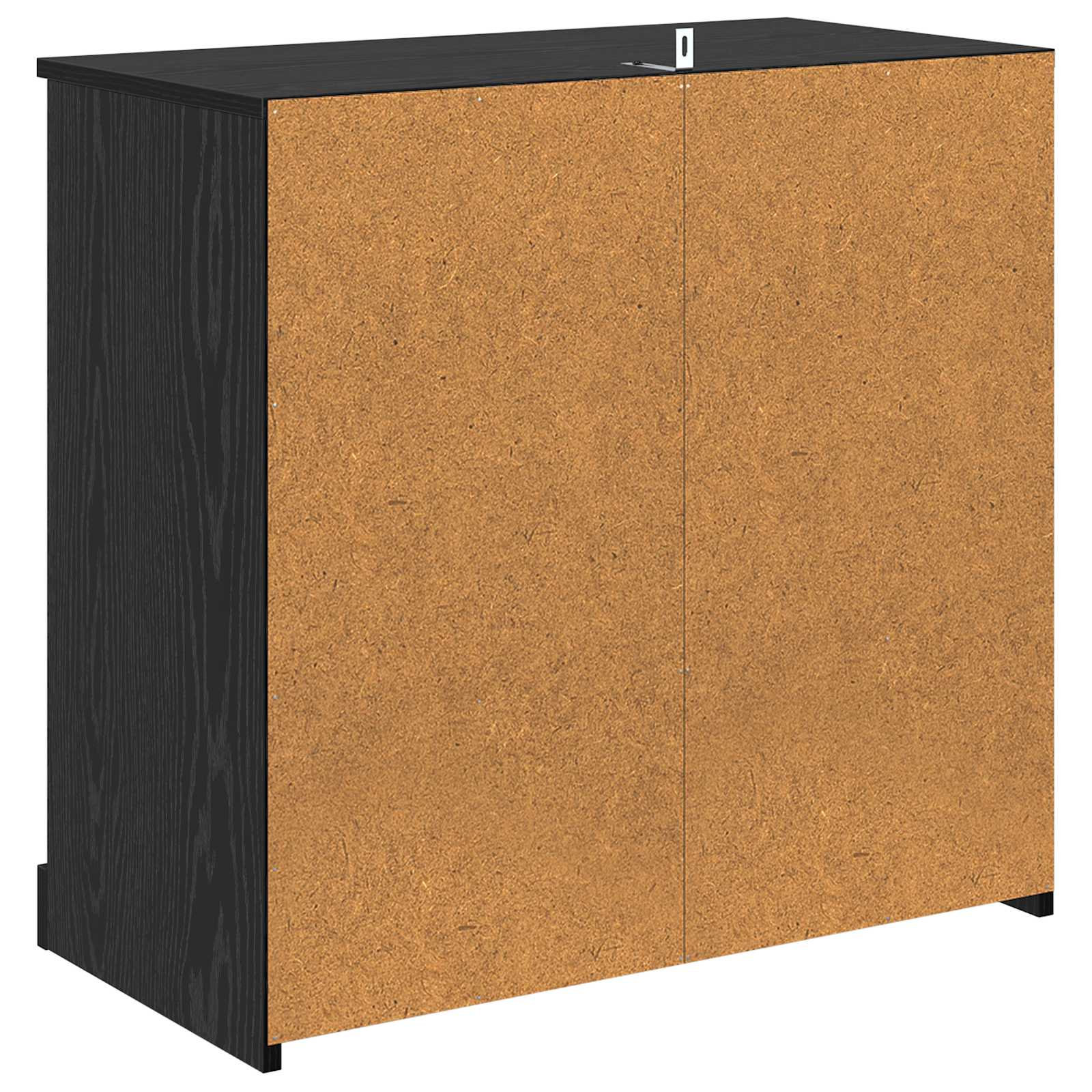 Highboard Schwarz Eichen-Optik 70 x 35,5 x 67,5 cm
