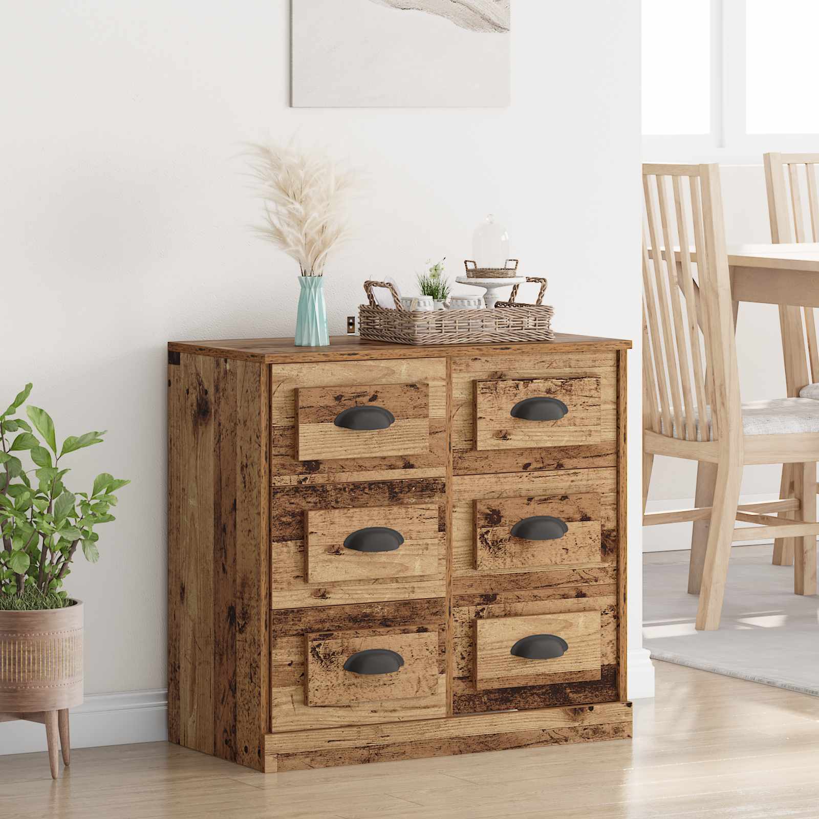 Sideboard Altholz 70 x 35,5 x 67,5 cm Holzwerkstoff