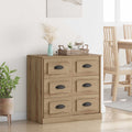 Sideboard Artisan-Eiche 70 x 35,5 x 67,5 cm Holzwerkstoff