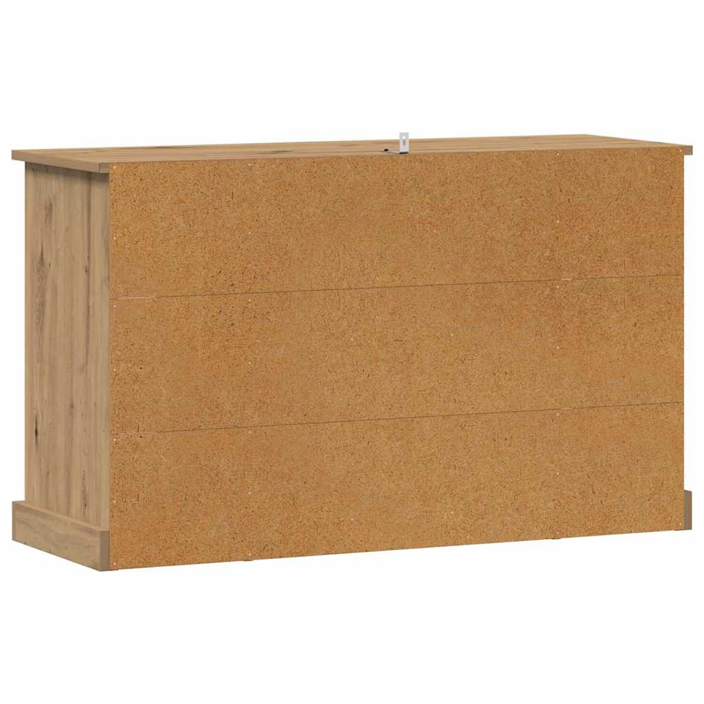 Sideboard Artisan-Eiche 100 x 35,5 x 60 cm Holzwerkstoff