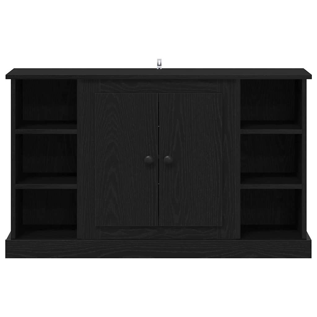 Sideboard Schwarz Eichen-Optik 100 x 35,5 x 60 cm Holzwerkstoff