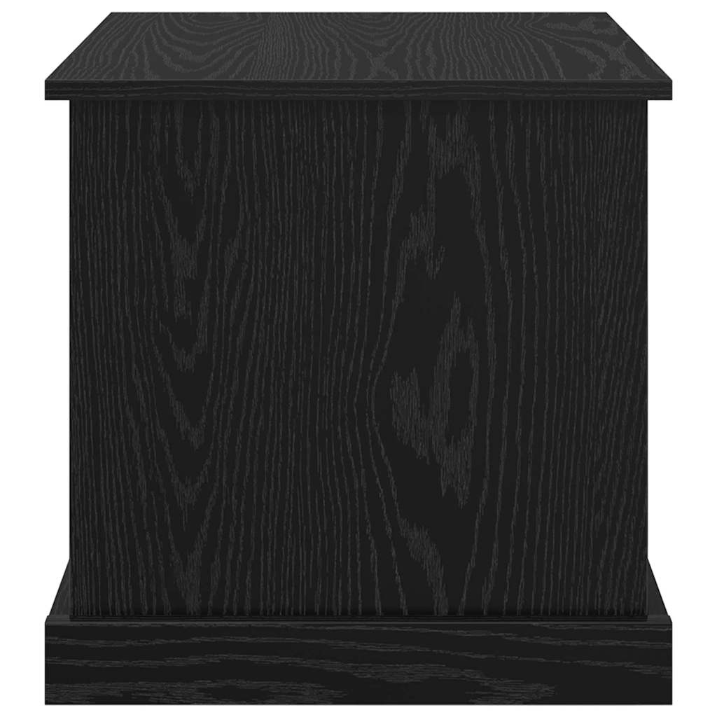 Couchtisch 3 pcs Schwarz Eichen-Optik Holzwerkstoff