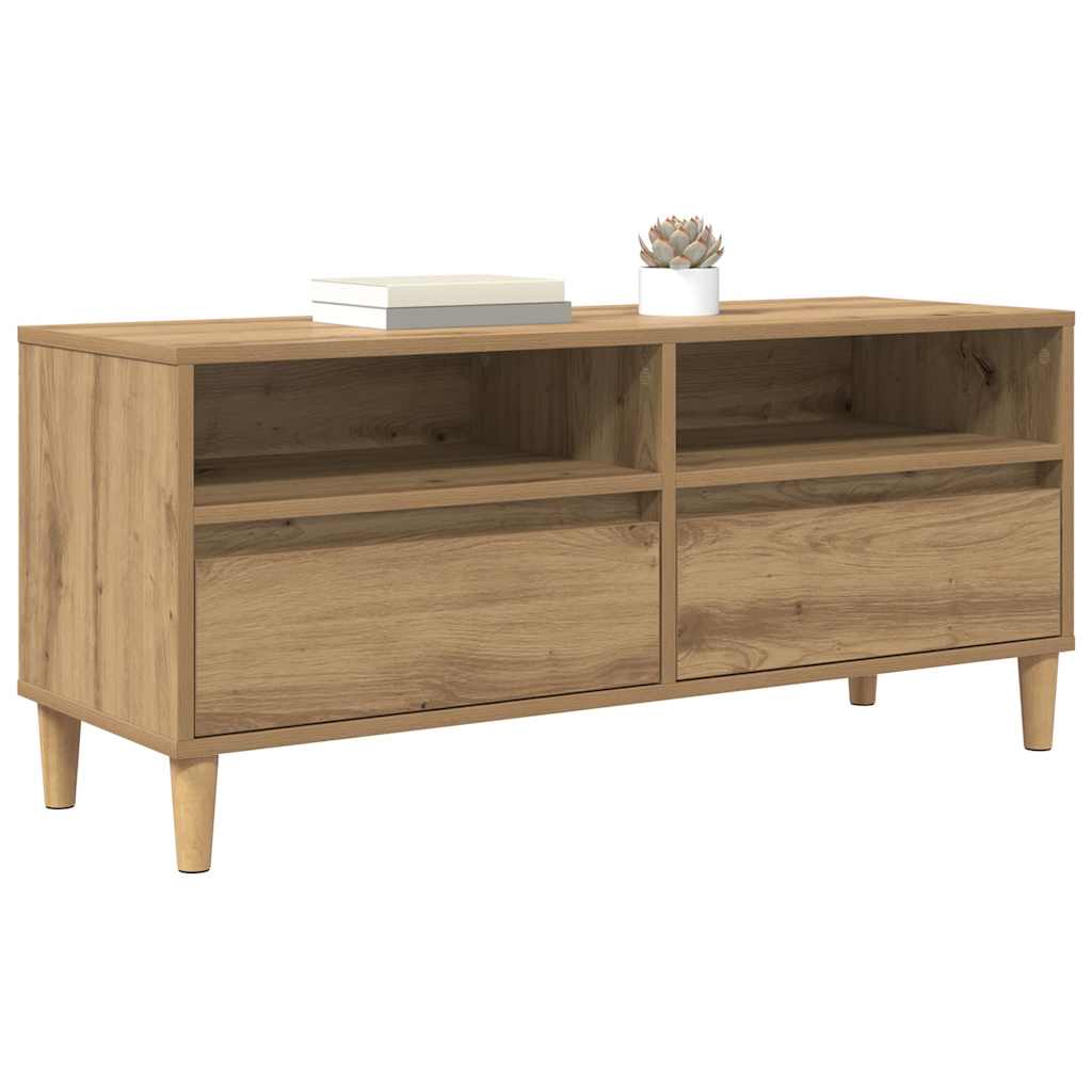 TV-Schränk Artisan-Eiche 100 x 34,5 x 44,5 cm Holzwerkstoff