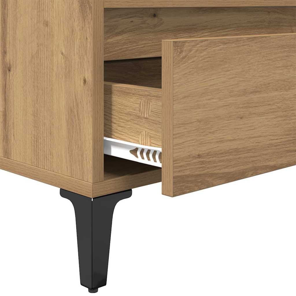 TV-Schränk mit Schubladen Artisan-Eiche 100 x 34,5 x 44,5 cm