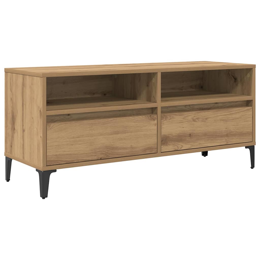 TV-Schränk mit Schubladen Artisan-Eiche 100 x 34,5 x 44,5 cm