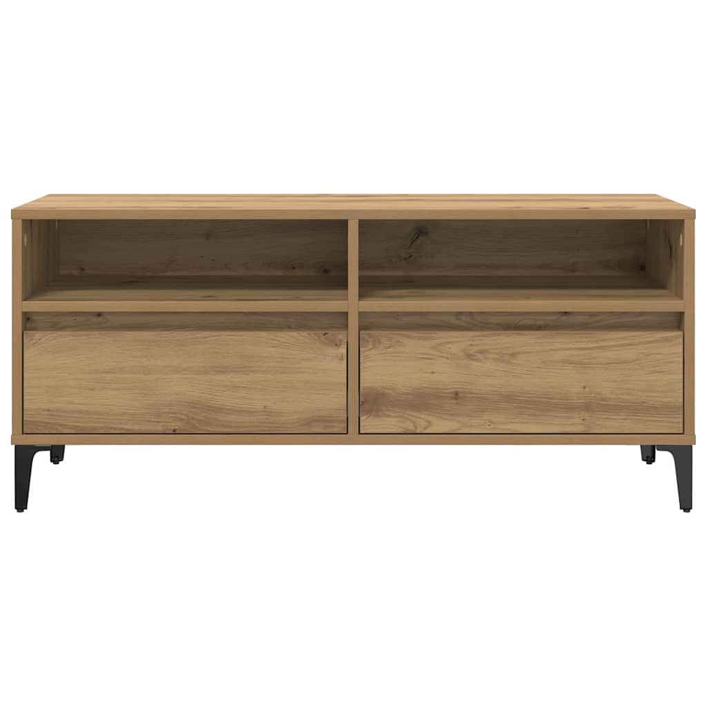 TV-Schränk mit Schubladen Artisan-Eiche 100 x 34,5 x 44,5 cm