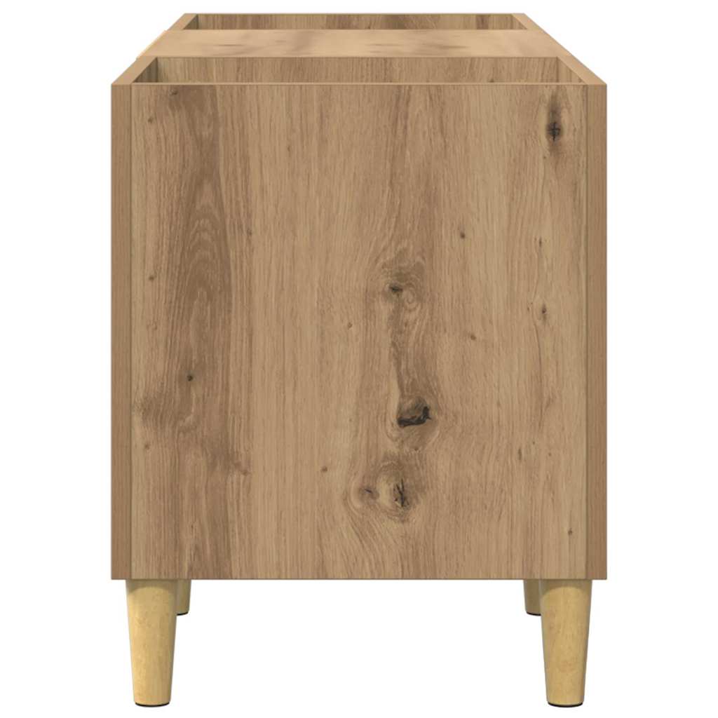 Schallplattenschrank Artisan-Eiche 121 x 38 x 48 cm