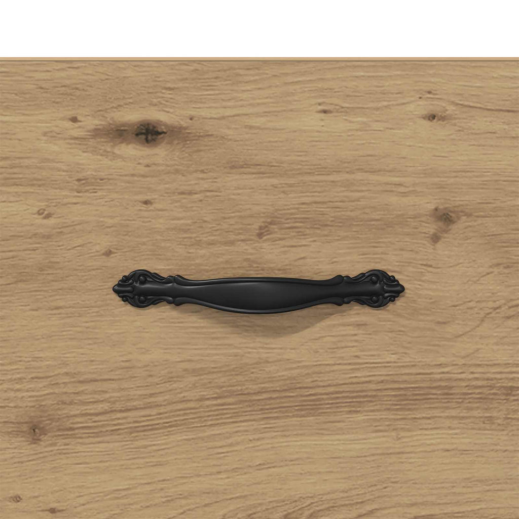 Sideboard Artisan-Eiche 69,5 x 34 x 90 cm Verbundholz und Eisen