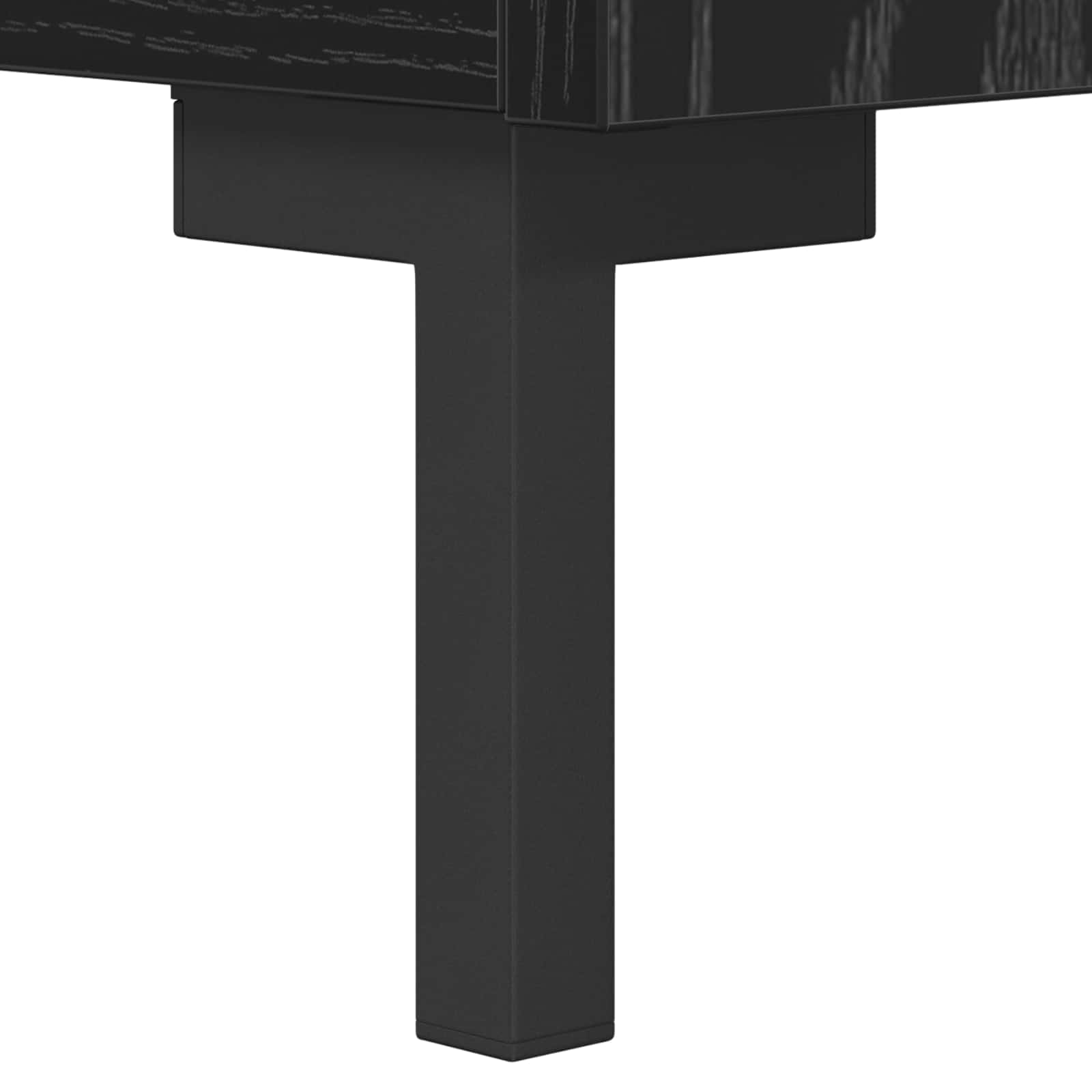 Sideboard mit Schubladen Schwarz Eichen-Optik 69,5 x 34 x 90 cm