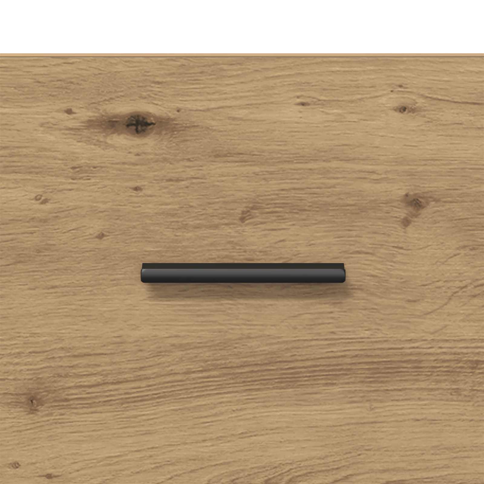 Sideboard Artisan-Eiche 69,5 x 34 x 90 cm Verbundholz und Eisen