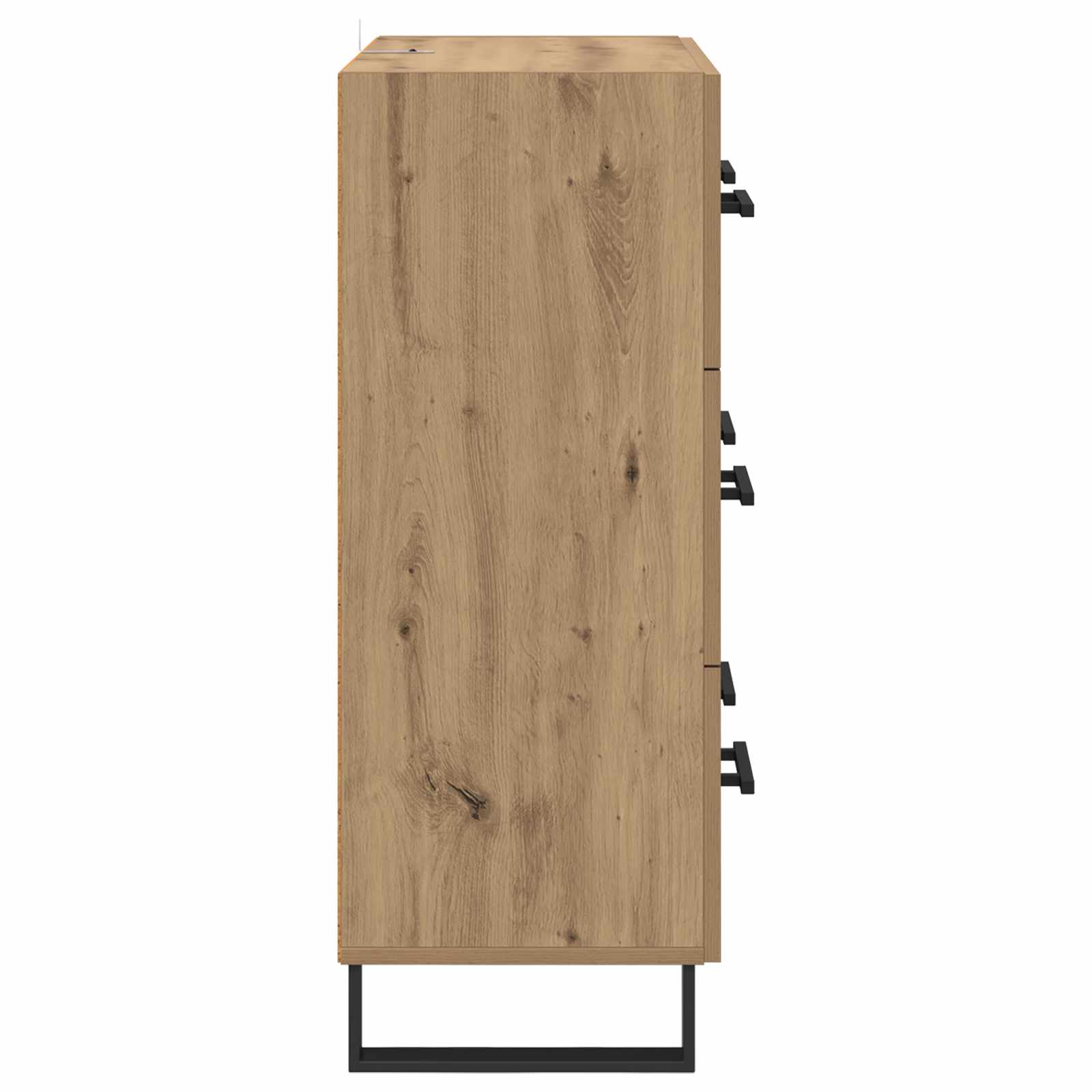 Sideboard Artisan-Eiche 69,5 x 34 x 90 cm Verbundholz und Eisen