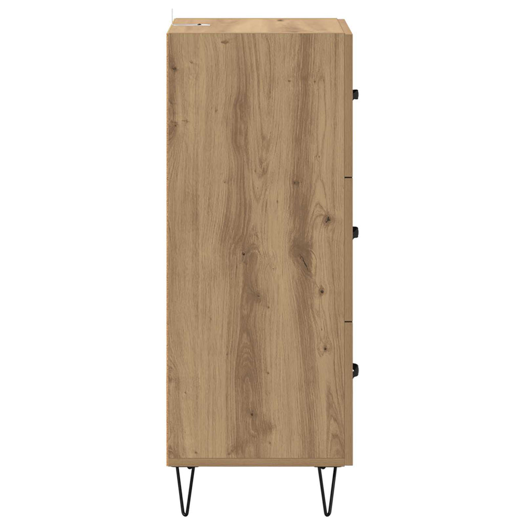 Sideboard Artisan-Eiche 34 x 34,5 x 90 cm Holzwerkstoff