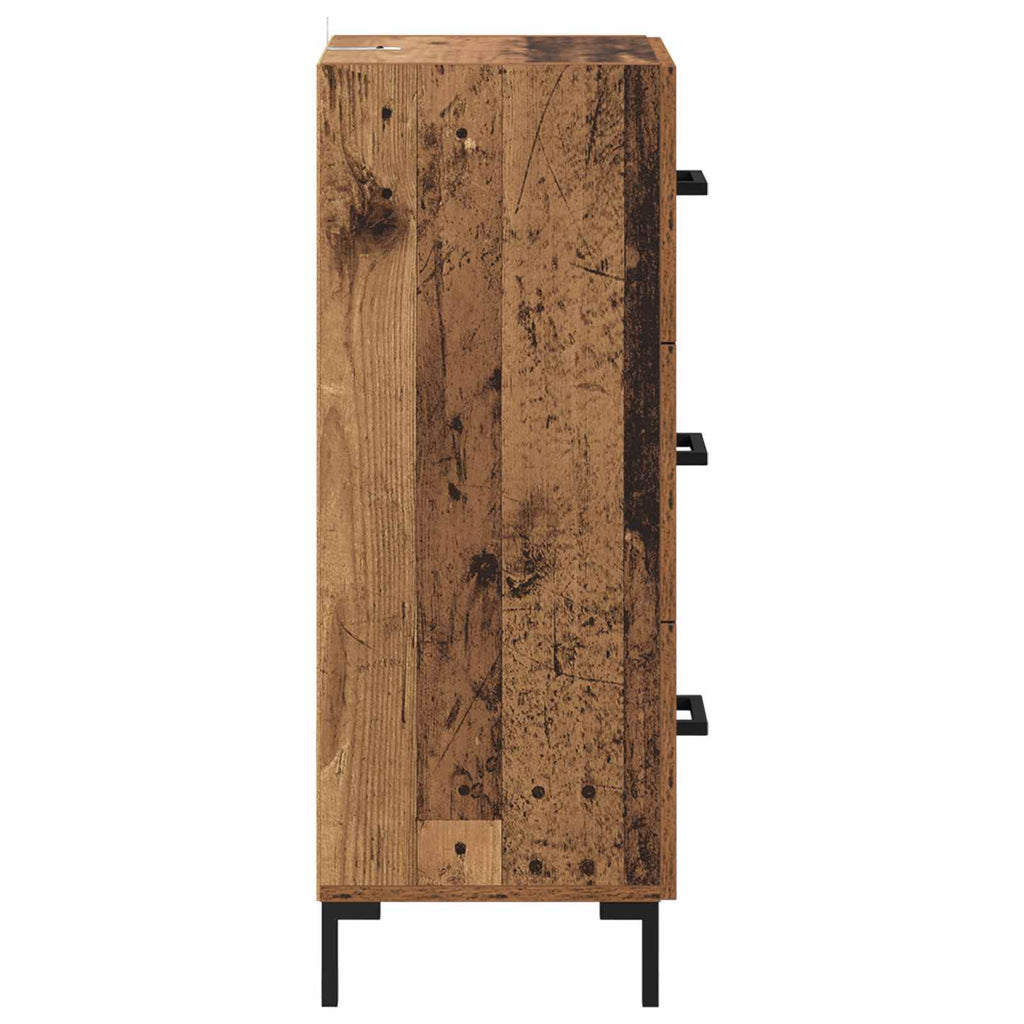 Sideboard Altholz 34,5 x 34 x 90 cm Holzwerkstoff
