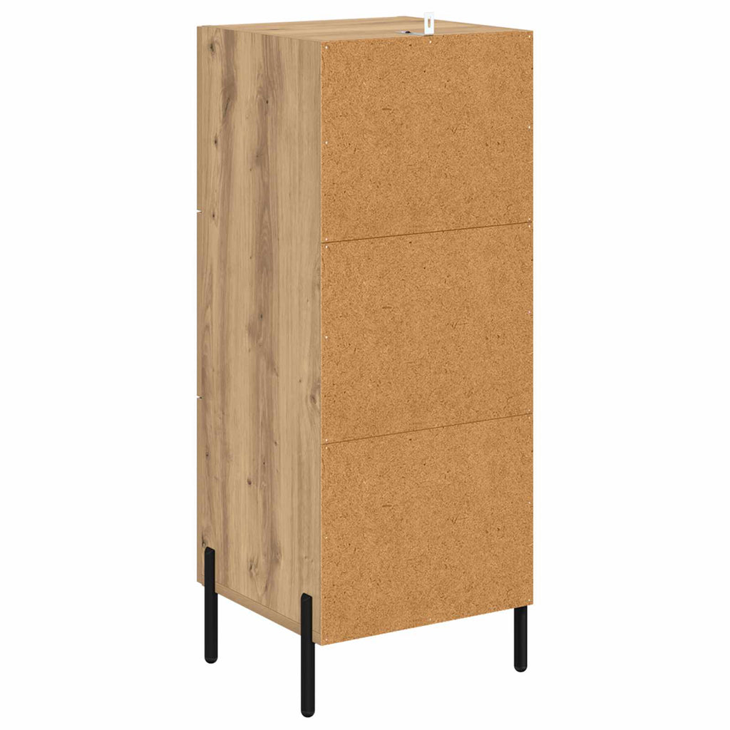 Sideboard Artisan-Eiche 34 x 34,5 x 90 cm Holzwerkstoff