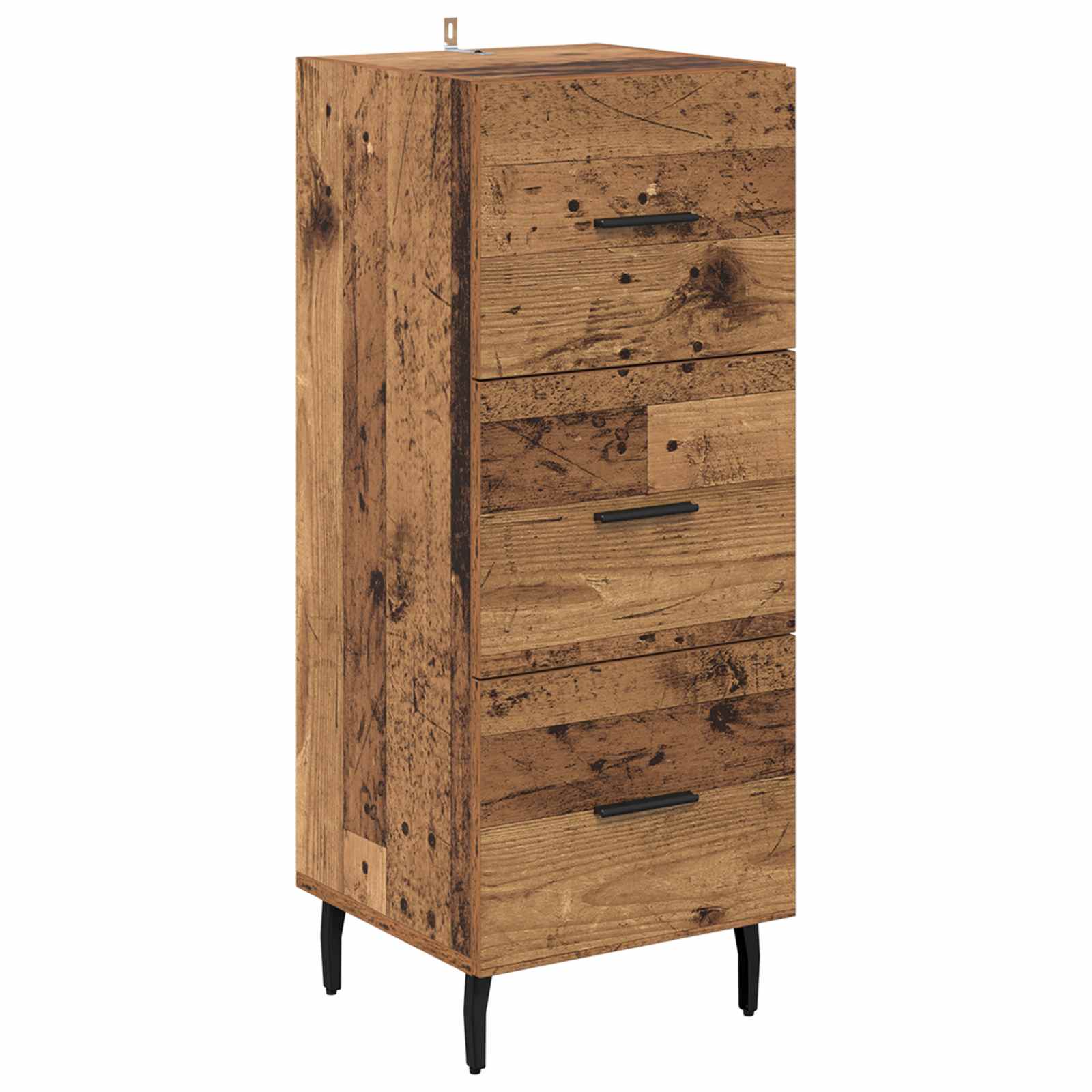 Sideboard Altholz 34 x 34,5 x 90 cm Holzwerkstoff