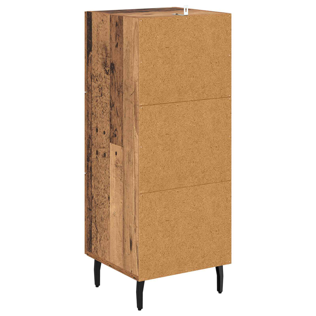Sideboard Altholz 34 x 34,5 x 90 cm Holzwerkstoff