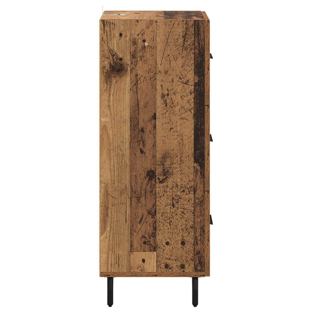 Sideboard Altholz 34 x 34,5 x 90 cm Holzwerkstoff