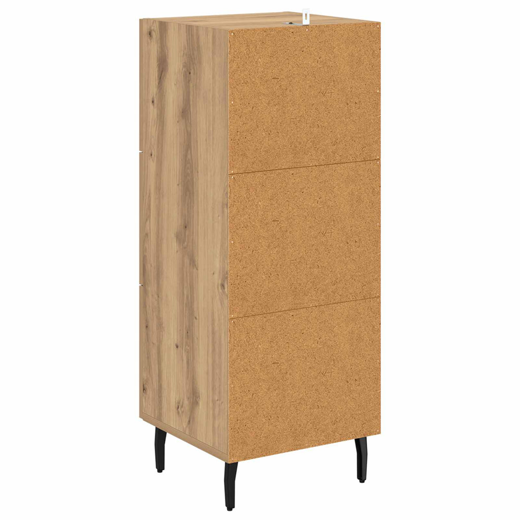 Sideboard Artisan-Eiche 34 x 34,5 x 90 cm Holzwerkstoff