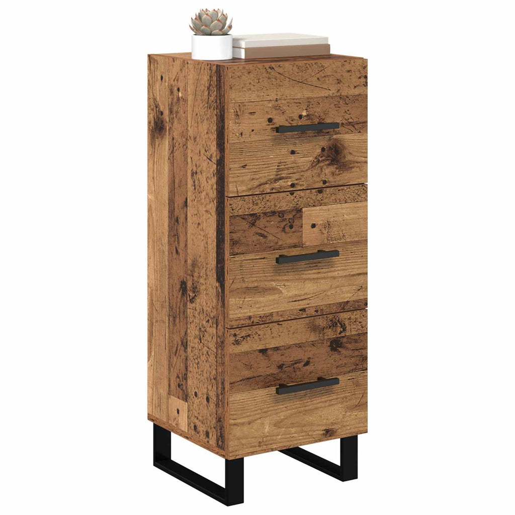Sideboard Altholz 34,5 x 34 x 90 cm Holzwerkstoff
