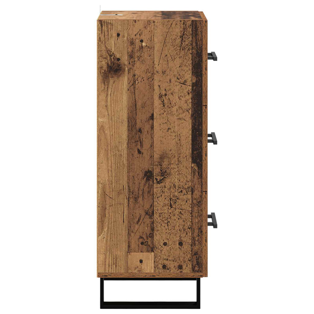Sideboard Altholz 34,5 x 34 x 90 cm Holzwerkstoff