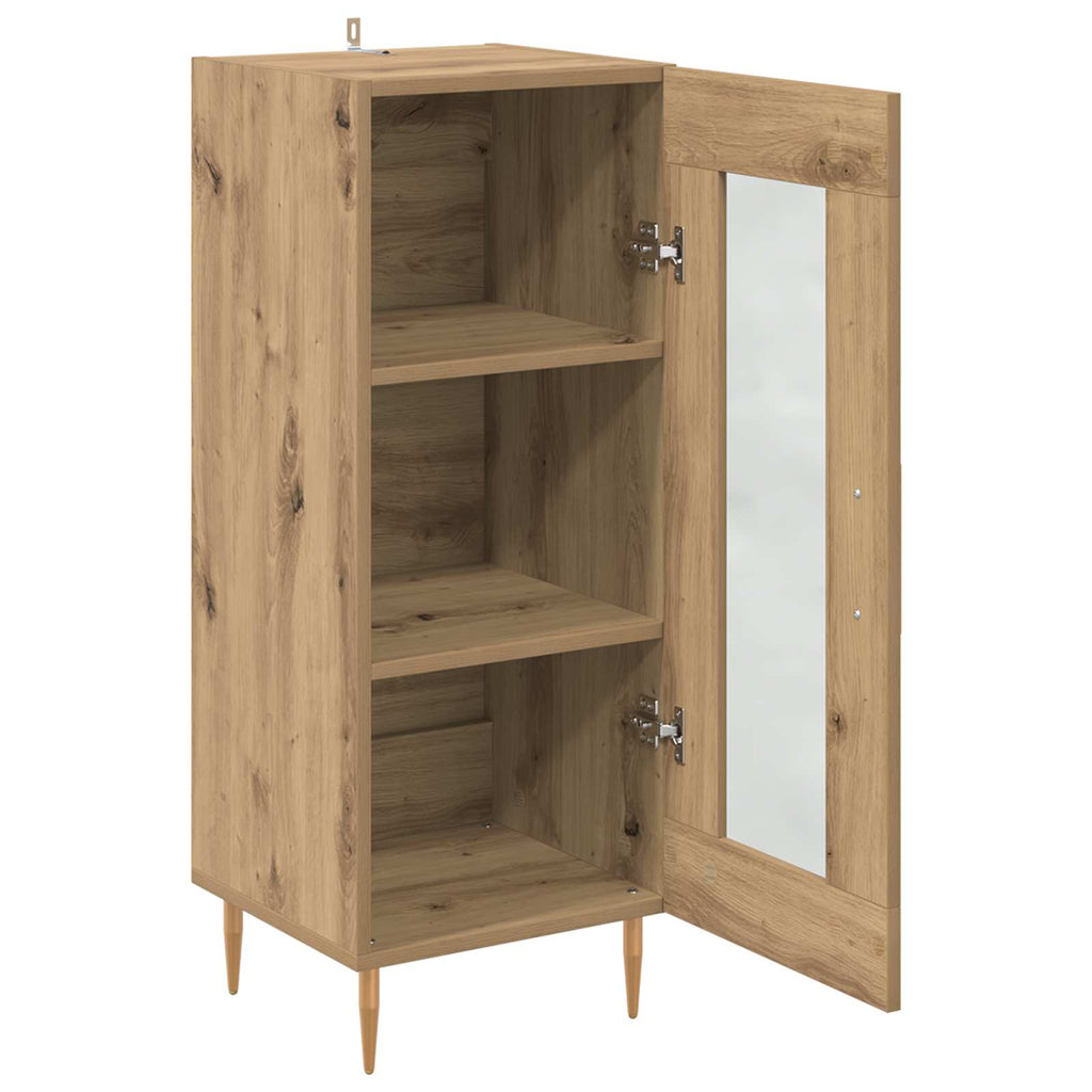 Sideboard Artisan-Eiche 34 x 34,5 x 90 cm Holzwerkstoff